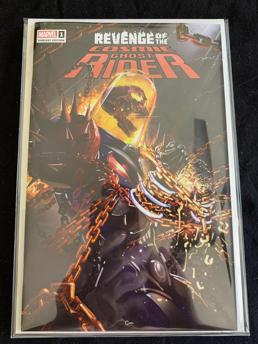 Ghost Rider #1 Clayton Crain Virgin & Trade Variant shops Signature W/COA Key Issue