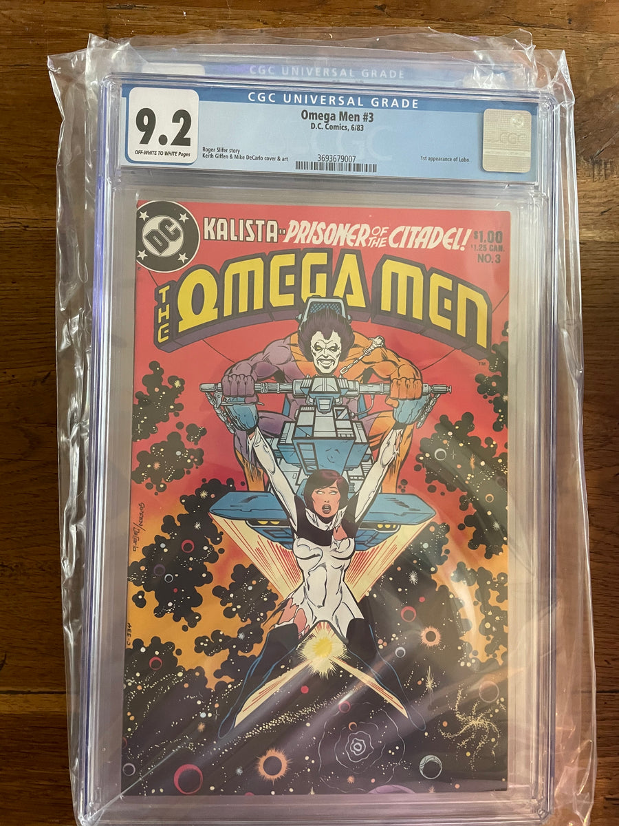 Omega Men 3 CGC 9.2 First Appearance of Lobo