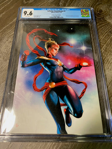 Infinity Countdown #1 - CGC 9.6 - Adi Granov Virgin Variant