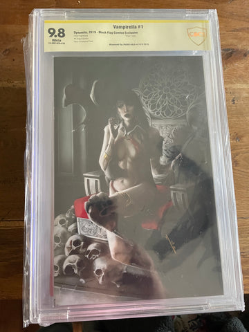 Vampirella #1 (2019) - CBCS SS 9.8 - Signed by Ingrid Gala