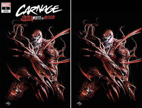 Carnage: Black, White & Blood #1 - Gabriele Dell'Otto Exclusive Virgin Variant Set