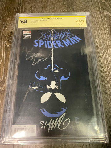 Symbiote Spider-Man #1 - CBCS SS 9.8 - Signed by Greg Land & Skottie Young