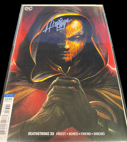 Deathstroke #33 - Signed by Francesco Mattina