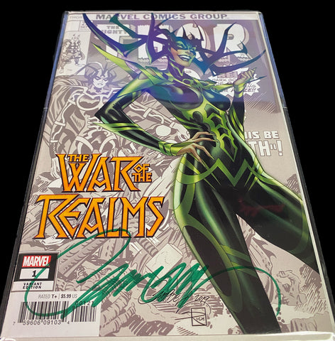 War of the Realms #1 - Signed by J. Scott Campbell